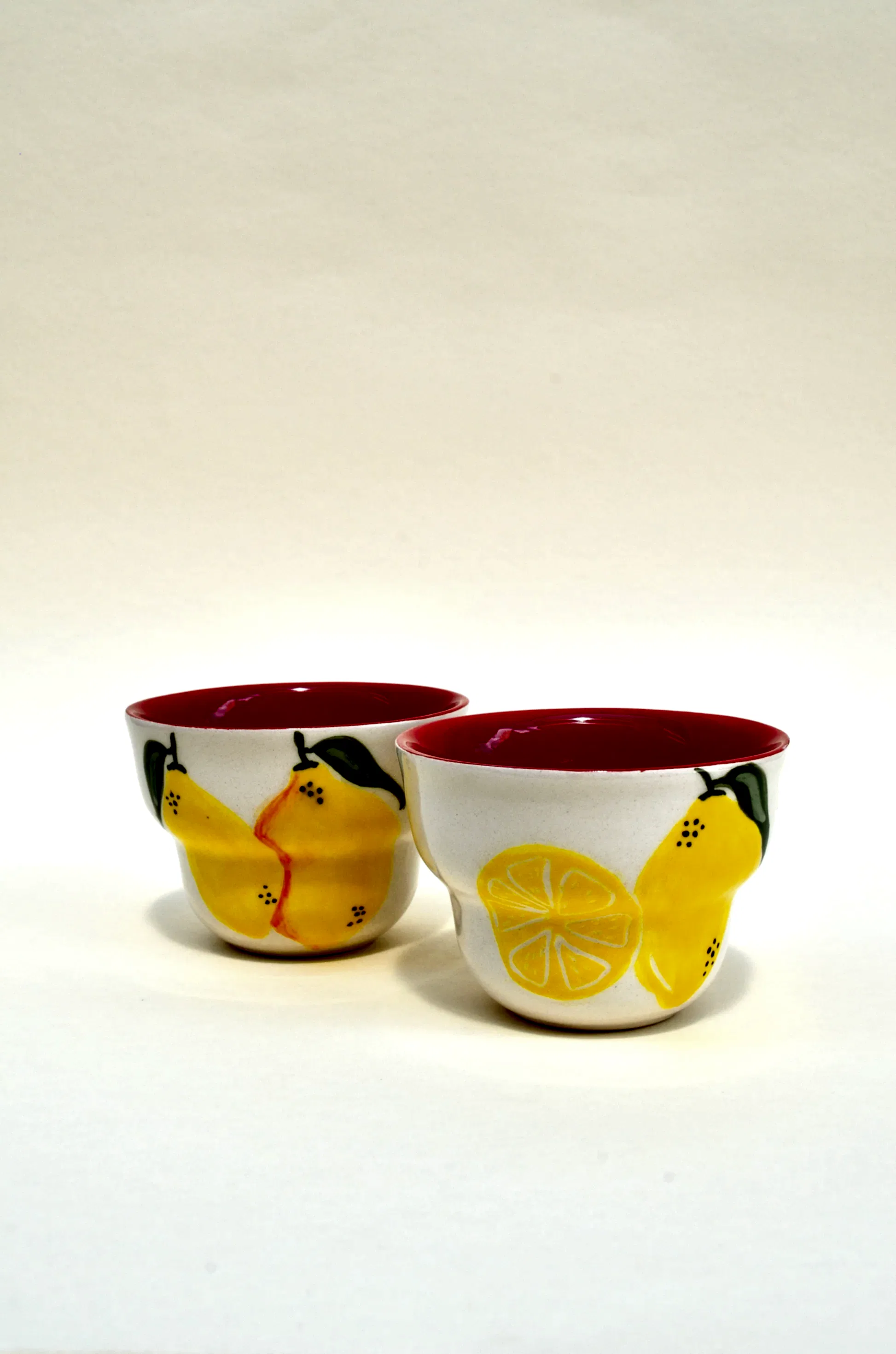 Limon Desenli Bardak 2'li